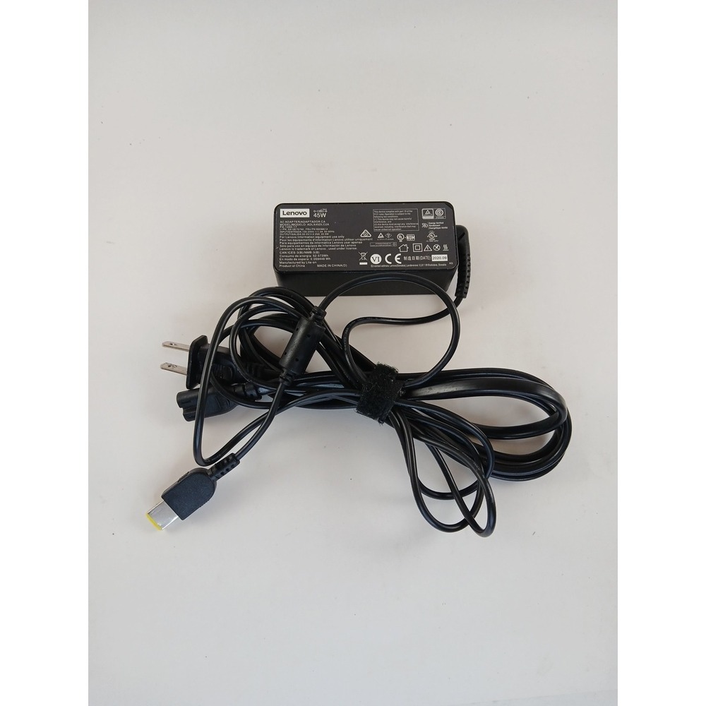 OEM Lenovo 45W AC Adapter  ADLX45DLC2A Genuine Rectangle Connector Tip